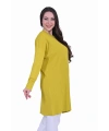 İNVEE 7014 Triko Tunik - Sarı