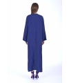 İNVEE 7026 Cepli Modal Elbise - İndigo