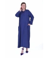 İNVEE 7026 Cepli Modal Elbise - İndigo