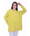 İNVEE 7059 Sarı Triko Tunik