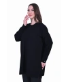 İNVEE 7059 Siyah Triko Tunik