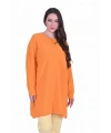 İNVEE 7059 Turuncu Triko Tunik