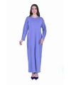 İNVEE 7060 Lila Triko Elbise