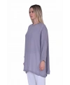 İNVEE 7104 Rahat Kalıp Caz Tunik - Gri