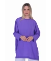 İNVEE 7104 Rahat Kalıp Caz Tunik - Mor