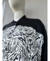 Zebra Desen Oversize Gömlek