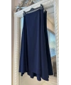 Sentez Krep Etek - Lacivert