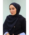 Silk Home Mayda Şal - Koyu Lacivert-Kraliyet Mavisi
