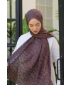 Silk Home Olinda Şal - Acı Kahve
