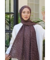 Silk Home Olinda Şal - Acı Kahve