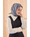 Silk Home Yaz Esintisi Eşarp - İndigo, Taş, Vizon, Lacivert