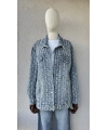 Taş İşlemeli Saçaklı Denim Ceket