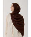 Valentino Orlandi VO Logo Şal - Kahverengi