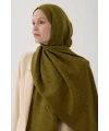 Valentino Orlandi VO Logo Şal - Yağ Yeşili