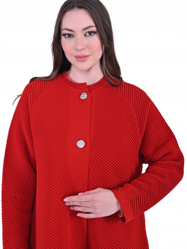 İNVEE 6866 Yün Karışımlı Kırmızı Kap