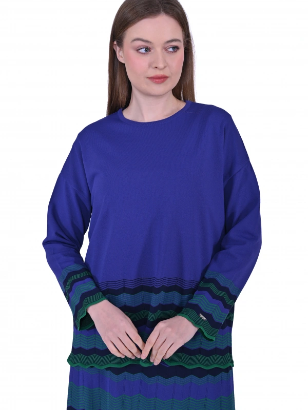 İNVEE 7027 Mor Triko Tunik