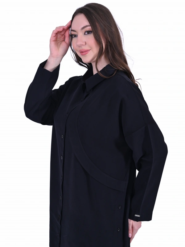 İNVEE 7053 Siyah Gömlek