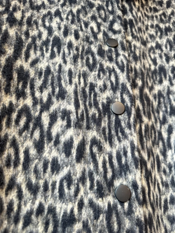 İNVEE Leopar Desenli Uzun Ceket