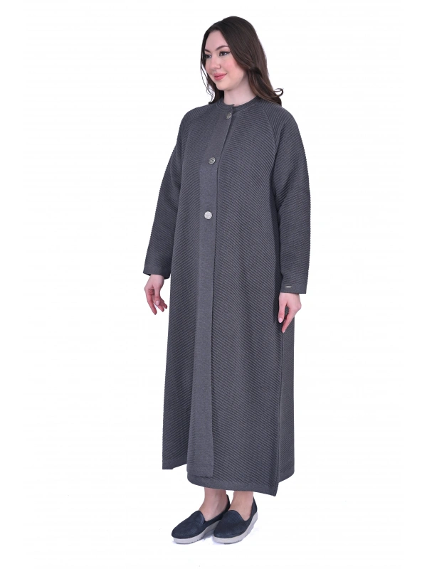 İNVEE 6866 Yün Karışımlı Antrasit Kap