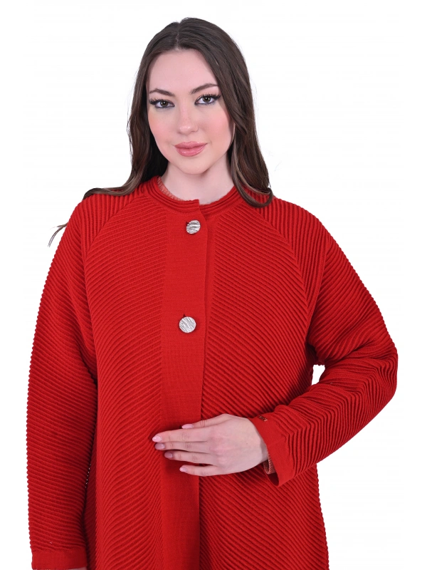 İNVEE 6866 Yün Karışımlı Kırmızı Kap