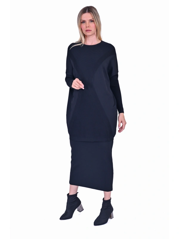 İNVEE 6923 Siyah Tunik