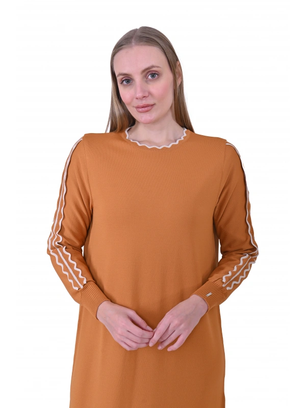 İNVEE 7030 Koral Triko Elbise