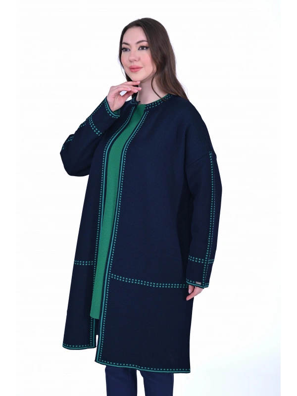 İNVEE 7076 Yün Karışımlı Hırka