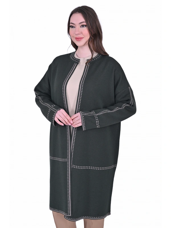 İNVEE 7076 Yün Karışımlı Nefti Hırka