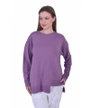 İNVEE 6859 Kısa Triko Tunik - Lila