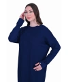 İNVEE 7014 Triko Tunik - Lacivert