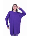 İNVEE 7014 Triko Tunik - Mor