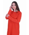 İNVEE 7014 Triko Tunik - Oranj