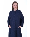 İNVEE 7026 Cepli Modal Elbise - Lacivert