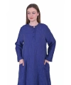 İNVEE 7026 Cepli Modal Elbise - İndigo