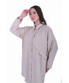 İNVEE 7053 Krem Gömlek