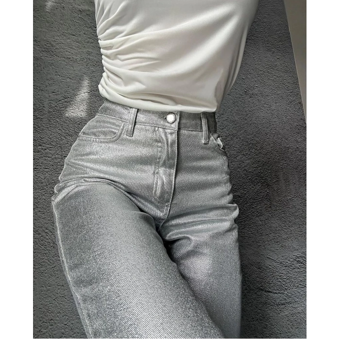 GÜMÜŞ RENK PANTOLON