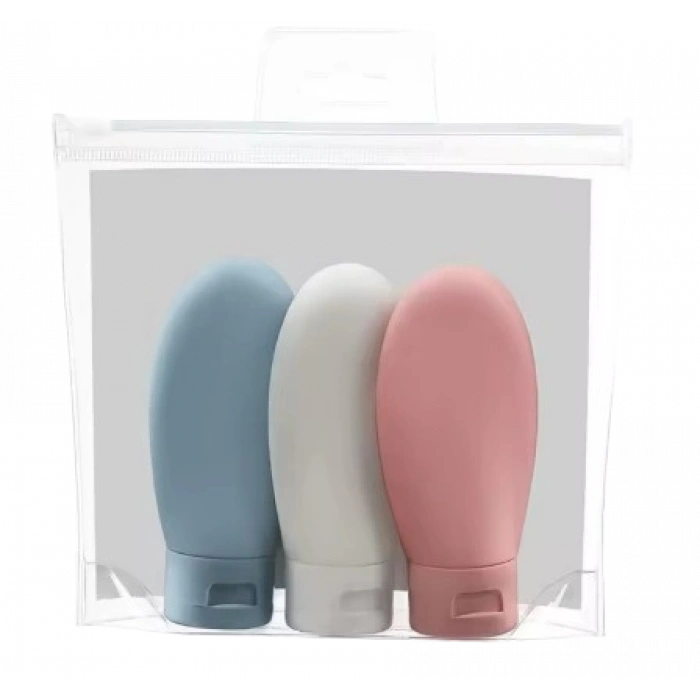 3lü Taşınabilir Seyahat Şişesi Seti (60 ml)