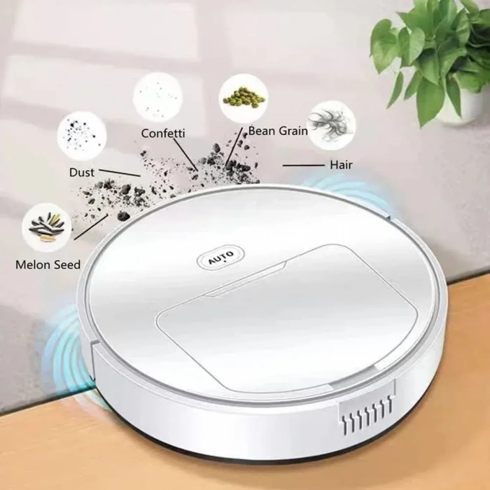 3027 Akıllı 2’si 1 Arada Robot Süpürge – Süpürme, Paspaslama ve Etkili Temizlik Tek Tuşla