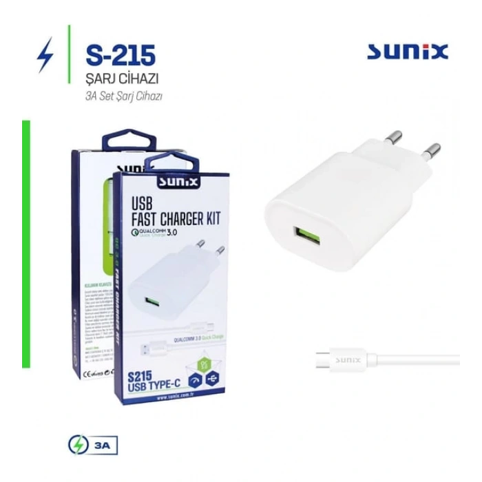 Sunix S-215 Şarj Başlığı