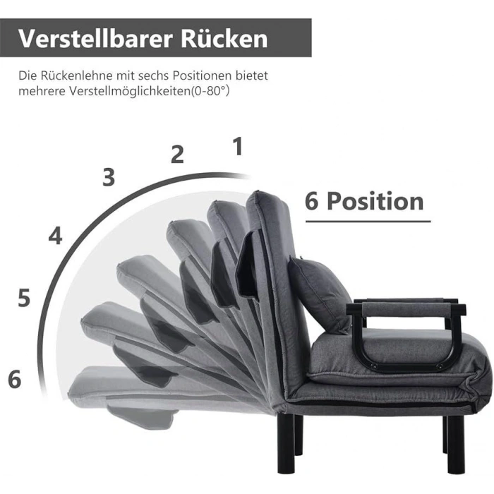 Tek Kişilik Pratik Çekyat Koltuk