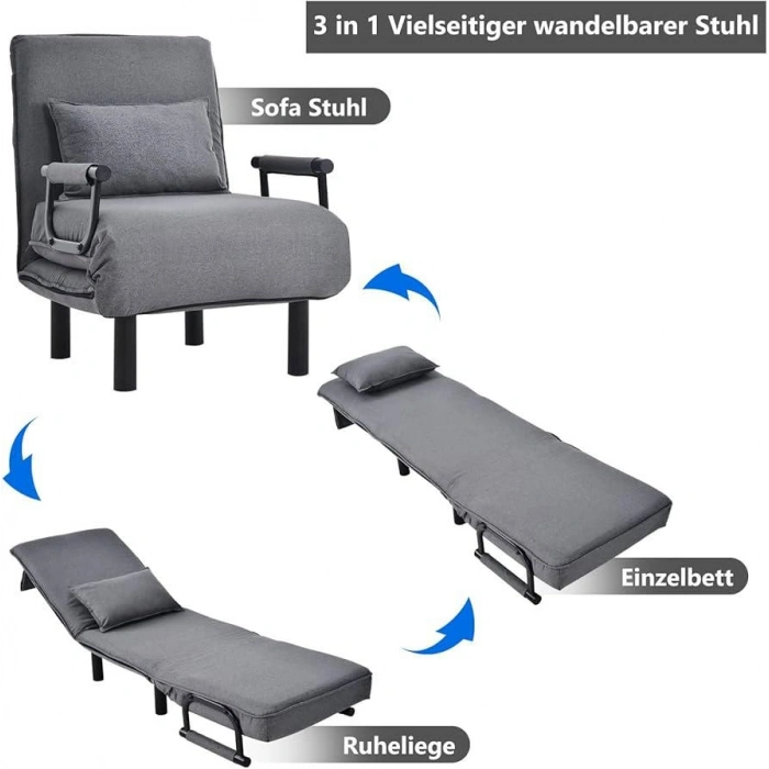 Tek Kişilik Pratik Çekyat Koltuk