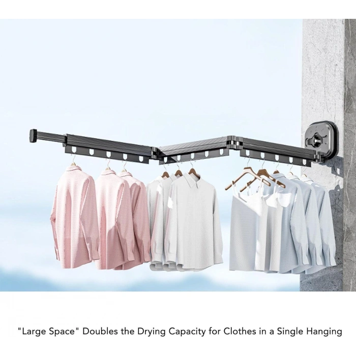 Vakumlu Katlanabilir Duvar Tipi Askılık