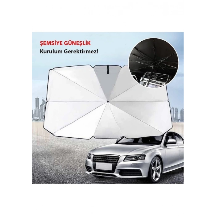 Araç Oto Katlanabilir Şemsiye Ön Cam Güneşlik