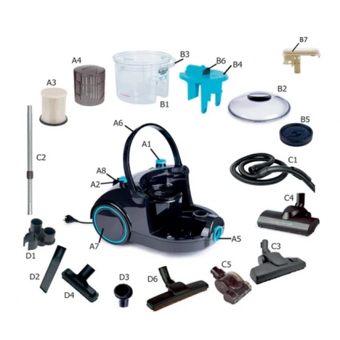 ARNICA Bora 5000 Su Filtreli Süpürge - 2400W