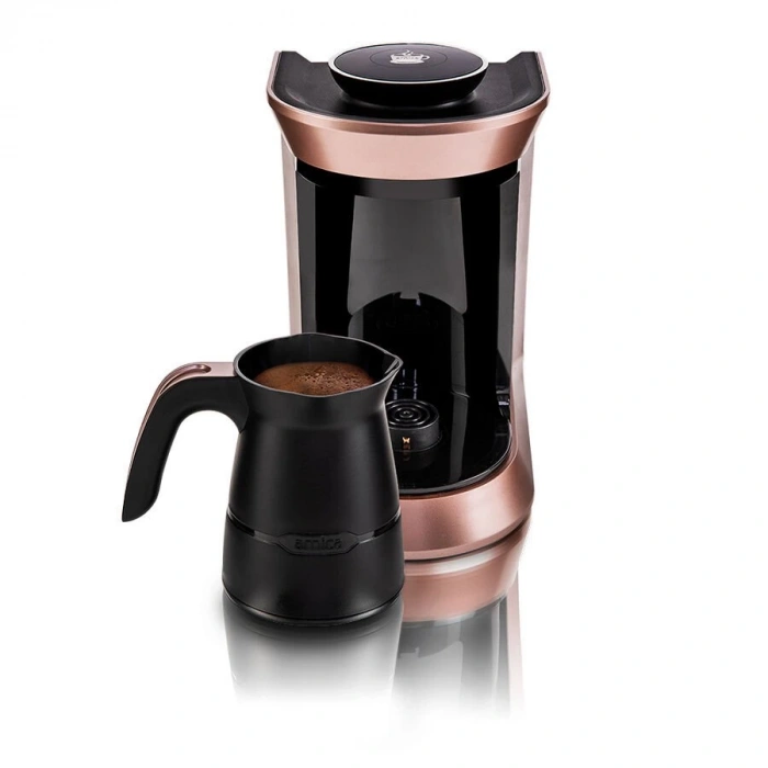 ARNICA Köpüklü Türk Kahve Makinesi - Rose / Silver