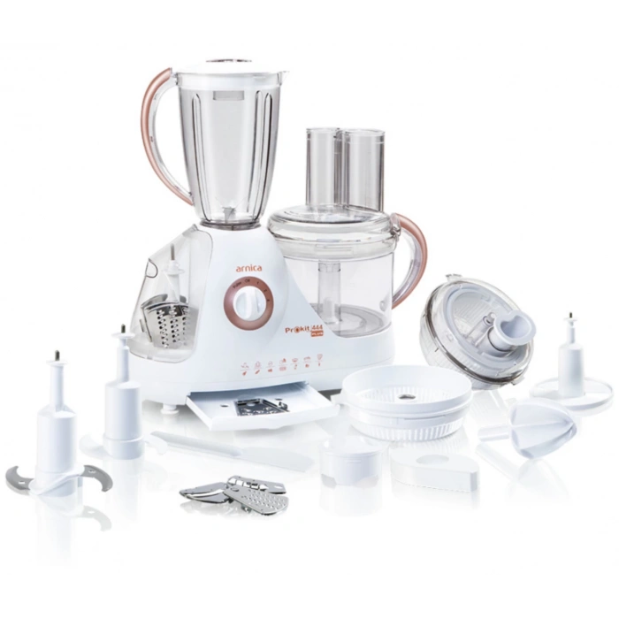 Arnica Prokit 444 Plus Kompakt Mutfak Robotu - Rose