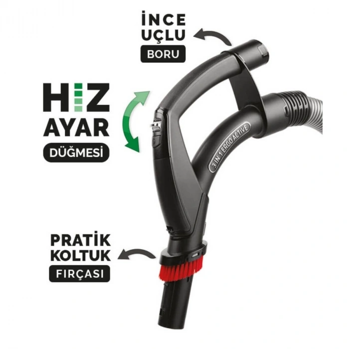 ARNICA Tesla Ergo Active Toz Torbasız Elektrikli Süpürge