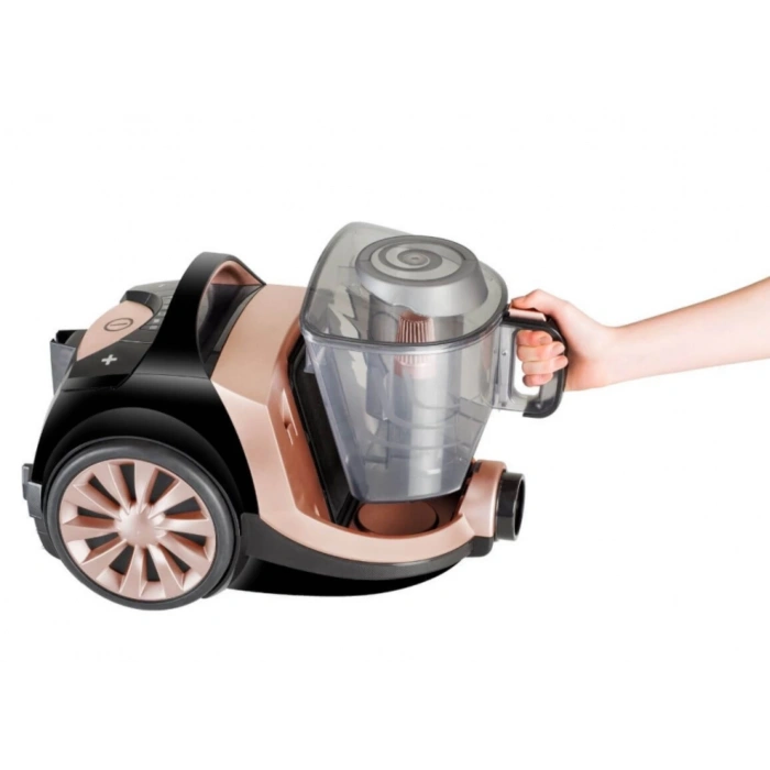 ARNICA Tesla Premium Toz Torbasız Elektrikli Süpürge Rose/Silver