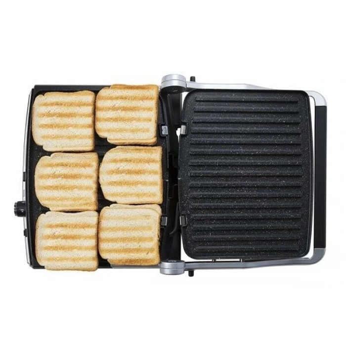 ARNICA Tostit Maxi Granit Izgaralı Tost Makinesi - Inox / Rose