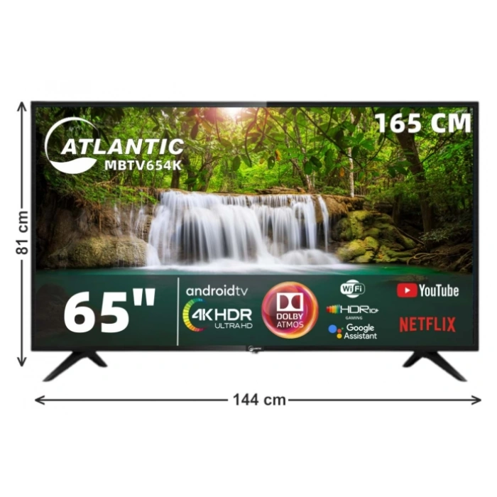 ATLANTIC Akıllı Televizyon 65